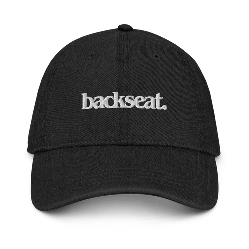 backseat. dad hat